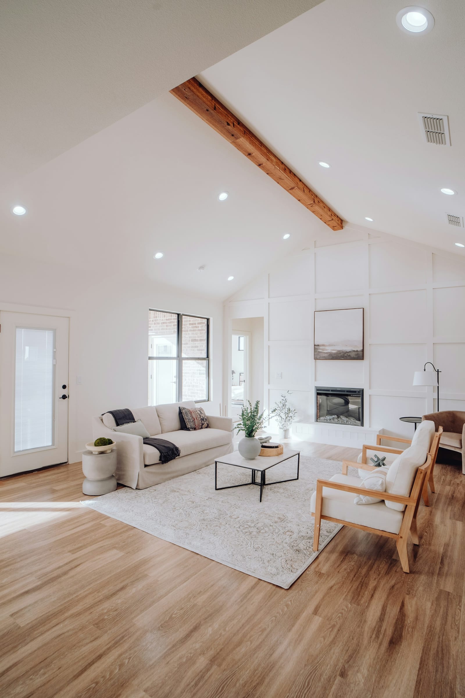 House painting near Springpark in Garland, TX 75082 — a bright, freshly painted living room by painters.